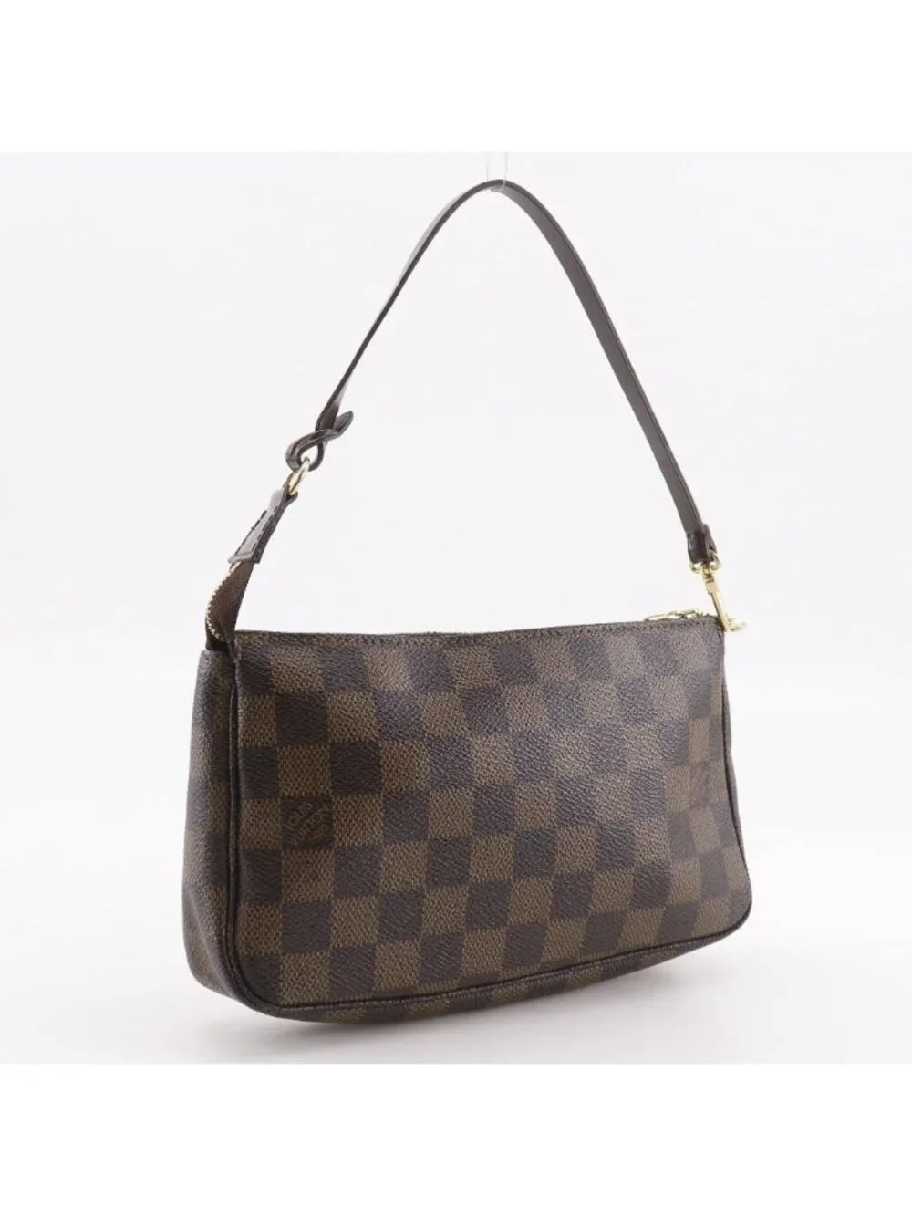 Louis Vuitton Pochette Pouch Damier Canvas Brown